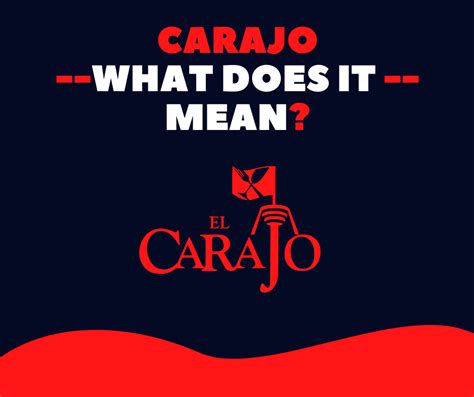 carajo meaning in english